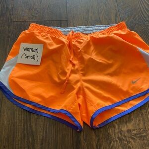 Nike Women's Orange Running Shorts size small
